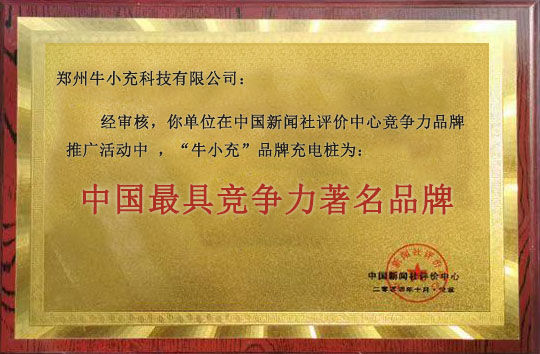 中國最具競爭力著名品牌